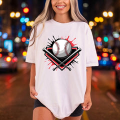 Baseball Bats Splash Sports Retro Fitness Ready to Press DTF Transfer for Dtf