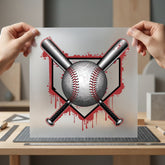 Baseball Bats Sports Diy Vintage Retro Ready to Press DTF Transfer for Dtf