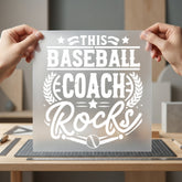 Baseball Coach Rocks Sports Fitness Ready to Press DTF Transfer for Dtf