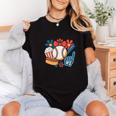 Baseball Game Day Retro Summer Mom Ready to Press DTF Transfer for Dtf
