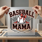 Baseball Mama Game Day Mom Vintage Ready to Press DTF Transfer for Dtf