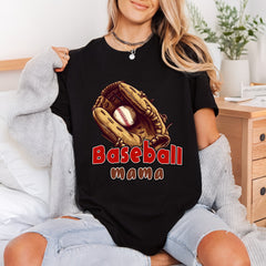 Baseball Mama Glove Ball Mom Fitness Ready to Press DTF Transfer for Dtf