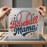 Baseball Mama Patriotic Diy Patriotic Usa Ready to Press DTF Transfer for Dtf