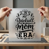 Baseball Mom Era Game Mom Fitness Ready to Press DTF Transfer for Dtf