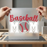 Baseball Mom Script Diy Mom Fitness Ready to Press DTF Transfer for Dtf
