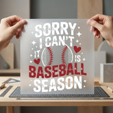 Baseball Season Diy Mom Funny Ready to Press DTF Transfer for Dtf