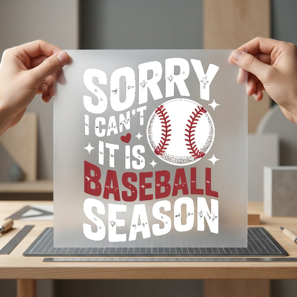 Baseball Season Saying Sports Vintage Retro Ready to Press DTF Transfer for Dtf