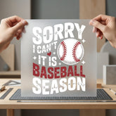 Baseball Season Saying Sports Vintage Retro Ready to Press DTF Transfer for Dtf