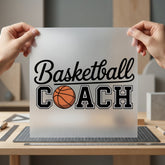 Basketball Coach Sporty Diy Teacher Fitness Ready to Press DTF Transfer for Dtf