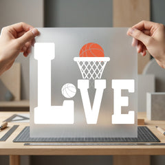 Basketball Love Sports Fan Mom Dad Ready to Press DTF Transfer for Dtf