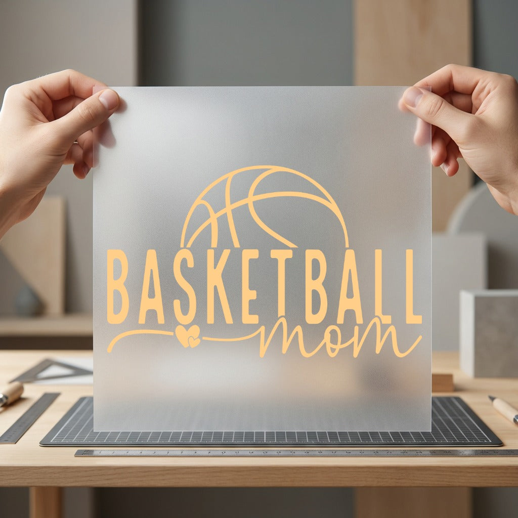 Basketball Mom Sports Fan Mom Fitness Ready to Press DTF Transfer for Dtf