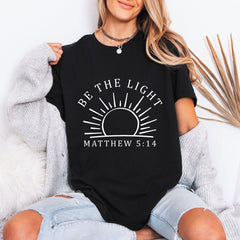 Be The Light Matthew 5:14 | Modern Scripture Tee - Luckets.com
