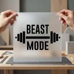 Beast Mode Barbell Gym Fitness Gym Ready to Press DTF Transfer for Dtf
