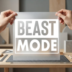 Beast Mode Bold Statement Aesthetic Fitness Ready to Press DTF Transfer for Dtf