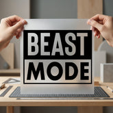 Beast Mode Bold Statement Aesthetic Fitness Ready to Press DTF Transfer for Dtf