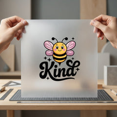 Bee Kind Diy Teacher Ready to Press DTF Transfer for Dtf