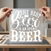 Beer Open Bar Diy Dad Funny Ready to Press DTF Transfer for Dtf