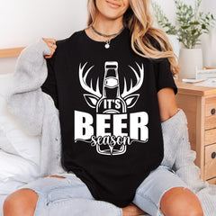 Beer Season Deer Bottle Hunting Ready to Press DTF Transfer for Dtf