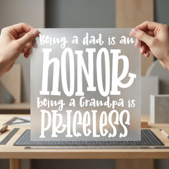 Being Dad Grandpa Family Grandpa Ready to Press DTF Transfer for Dtf