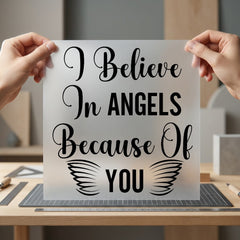 Believe Angels Because You Christian Faith Ready to Press DTF Transfer for Dtf