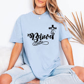 Believe & Cross | Faithful Devotion Tee - Luckets.com