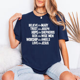 Believe Like Mary | Christian Virtues & Love Tee - Luckets.com