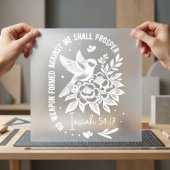 Bible Verse Bird Floral Christian Faith Ready to Press DTF Transfer for Dtf