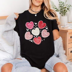 Bible Verse Conversation Hearts Christian Faith Ready to Press DTF Transfer for Dtf