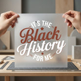 Black History Retro Script Retro Ready to Press DTF Transfer for Dtf