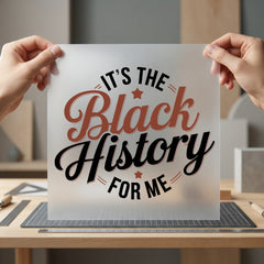 Black History Retro Script Retro Ready to Press DTF Transfer for Dtf