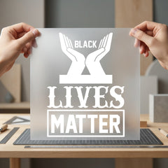 Black Lives Matter Hands Awareness & Causes Collection Women Empowerment Collection Ready to Press DTF Transfer for Dtf