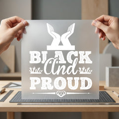 Black Proud Heritage Diy Positive Vibes Collection Women Empowerment Collection Ready to Press DTF Transfer for Dtf