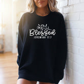 Blessed Jeremiah 17:7 | Scripture & Floral Sweatshirt - Luckets.com