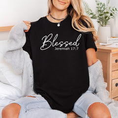 Blessed Jeremiah Scriptural Diy Faith Bible Ready to Press DTF Transfer for Dtf