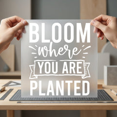 Bloom Where You Planted Good Vibes Collection Nature & Wildlife Collection Ready to Press DTF Transfer for Dtf