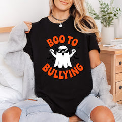 Boo Bullying Ghost Halloween Halloween Funny Ready to Press DTF Transfer for Dtf