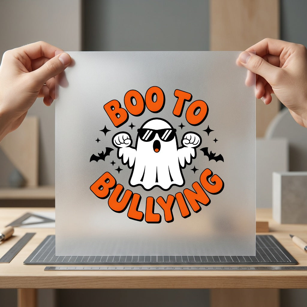 Boo Bullying Halloween Anti-bully Halloween Funny Ready to Press DTF Transfer for Dtf