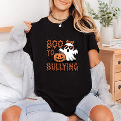 Boo Bullying Leopard Halloween Halloween Ready to Press DTF Transfer for Dtf