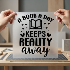 Book Day Reader Lover Funny Sarcastic Ready to Press DTF Transfer for Dtf