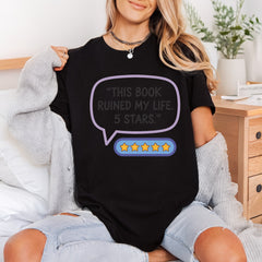 Book Lover Review Humorous Funny Sarcastic Ready to Press DTF Transfer for Dtf