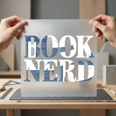 Book Nerd Newspaper Retro Retro Aesthetic Ready to Press DTF Transfer for Dtf