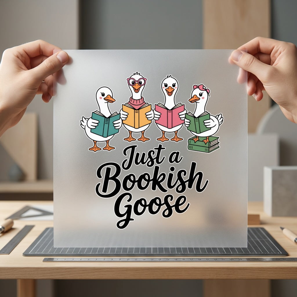 Bookish Goose Squad Diy Pet Ready to Press DTF Transfer for Dtf