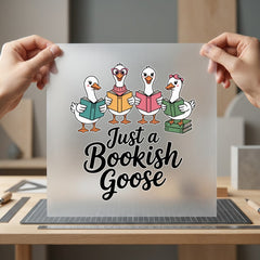 Bookish Goose Squad Diy Pet Ready to Press DTF Transfer for Dtf