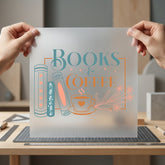 Books Coffee Cozy Reader Boho Aesthetic Ready to Press DTF Transfer for Dtf