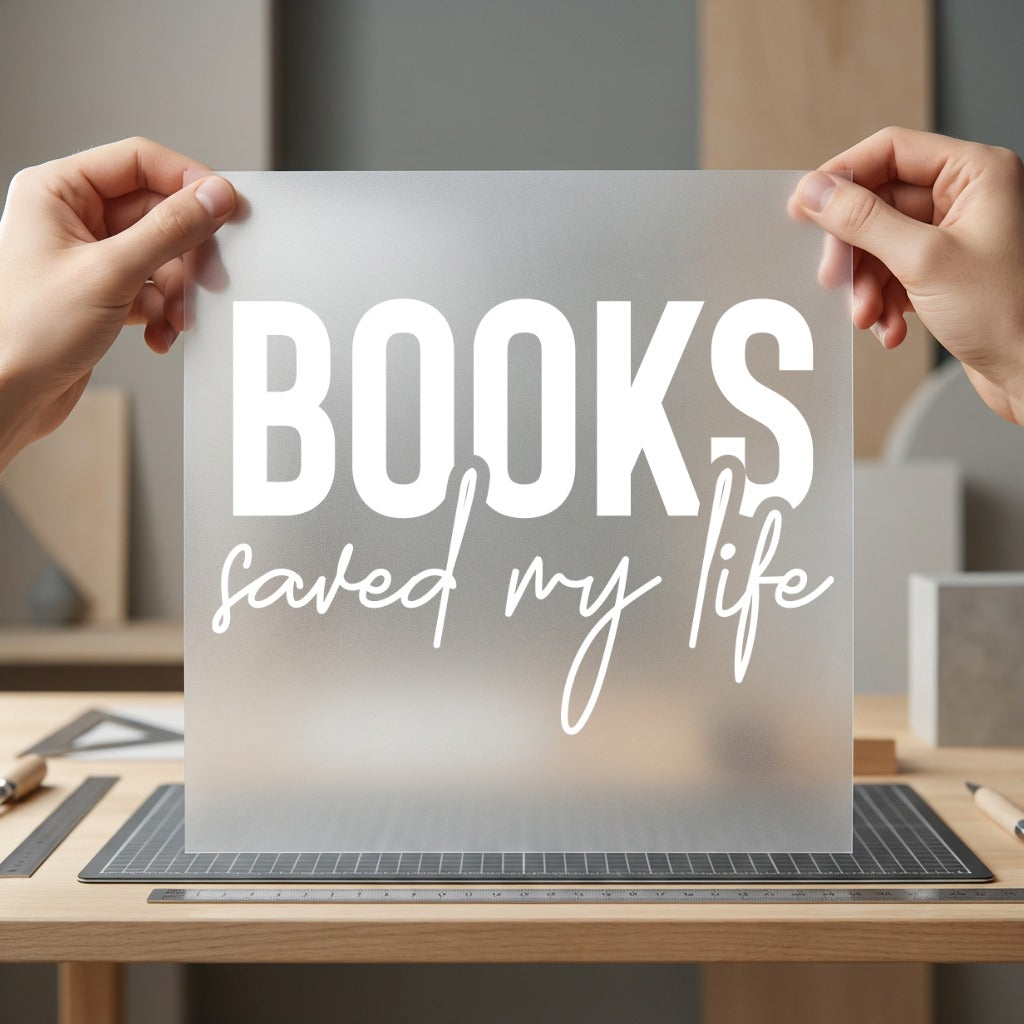Books Saved Life Literary Aesthetic Ready to Press DTF Transfer for Dtf