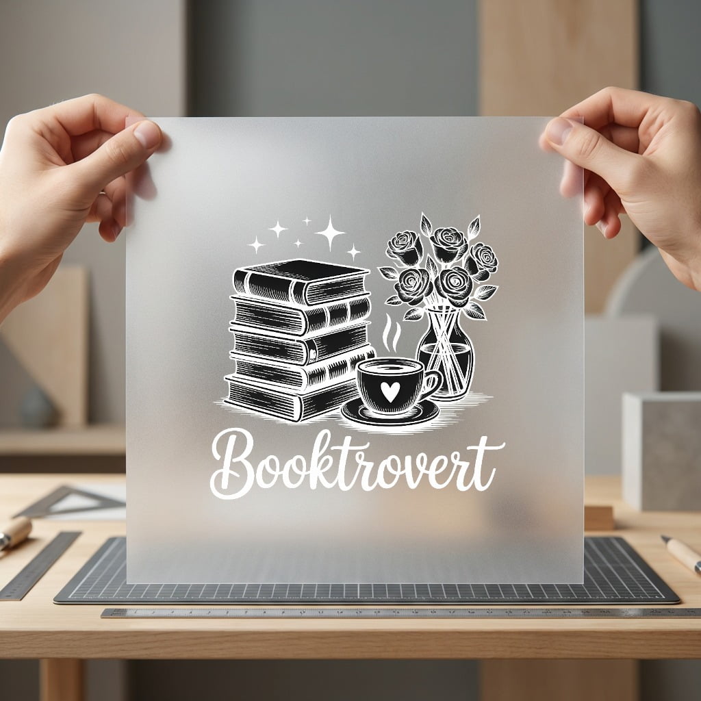 Booktrovert Books Coffee Cozy Funny Sarcastic Ready to Press DTF Transfer for Dtf
