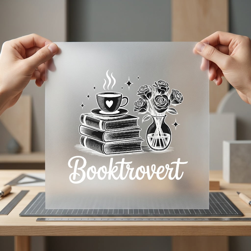 Booktrovert Cozy Reader Diy Funny Sarcastic Ready to Press DTF Transfer for Dtf
