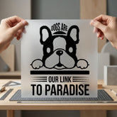 Boston Terrier Dog Lover Mom Dad Ready to Press DTF Transfer for Dtf