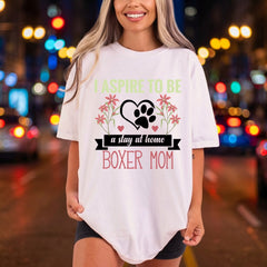 Boxer Mom Dog Lover Mom Dad Ready to Press DTF Transfer for Dtf