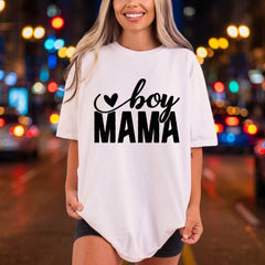 Boy Mama Love Script Mom Aesthetic Ready to Press DTF Transfer for Dtf